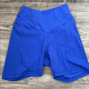 Aerie OFFLINE Real Me Cross Waist Bike Shorts